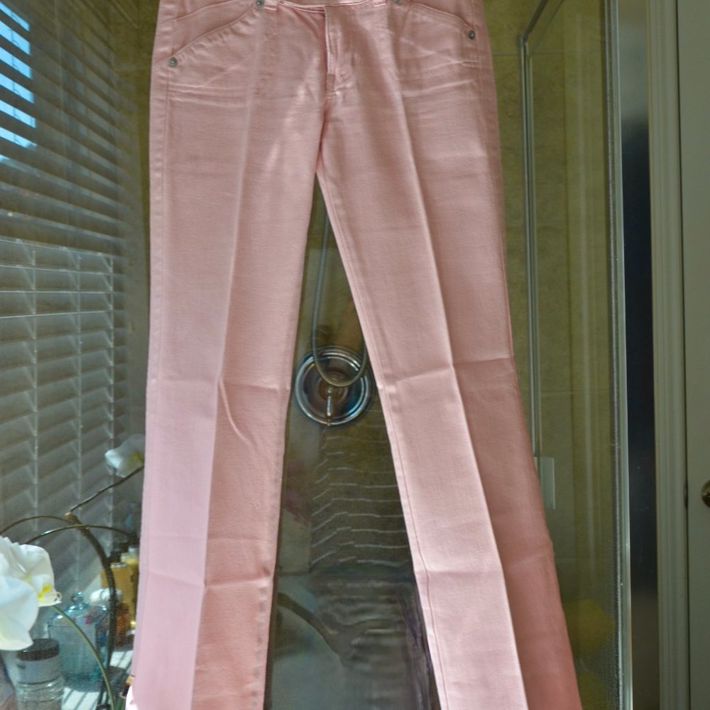 PINK FLARE JEANS